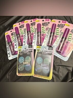 L.A. COLORS Juice Bar Lip Oil & Bubble Tea Eyeshadow Set - NWT